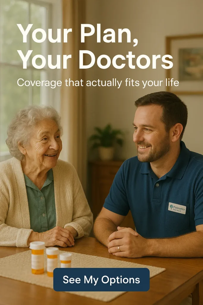 Senior in Conway discussing Medicare coverage with local advisor.