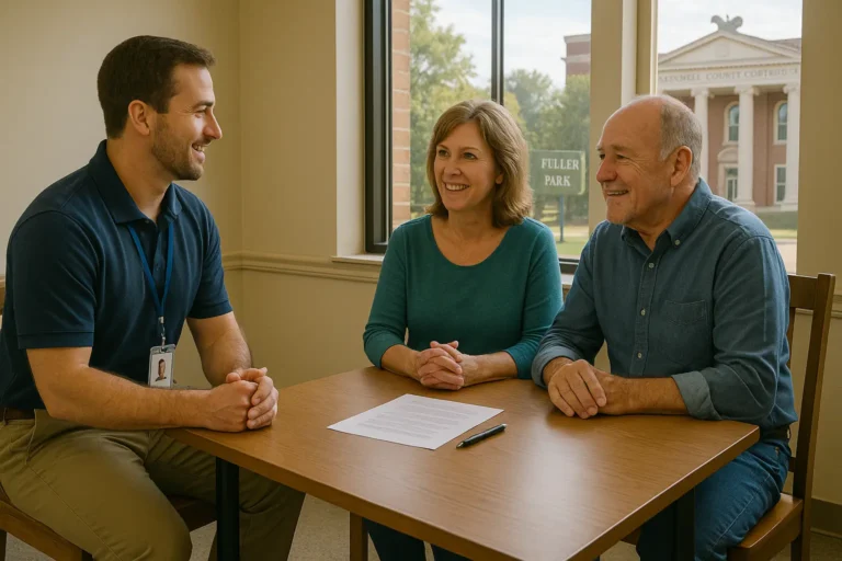 Local advisor helping a Barnwell senior review final expense options near Fuller Park