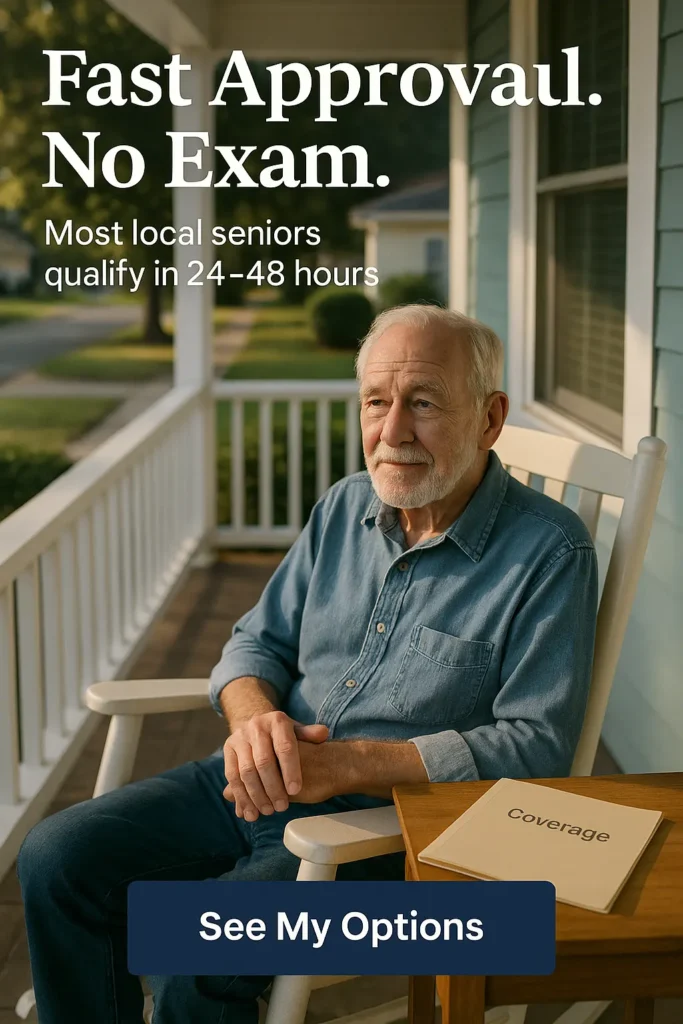 Senior man on Myrtle Beach porch talking on phone about coverage