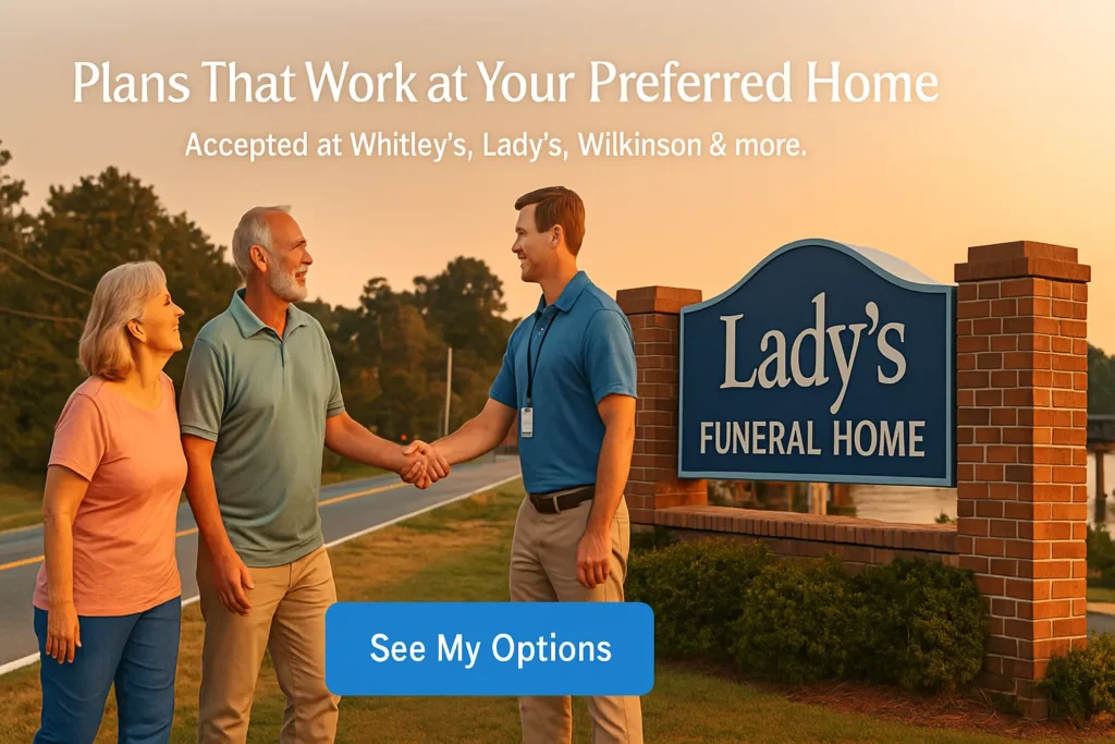 Kannapolis senior near Lady’s Funeral Home sign feeling reassured