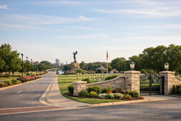 Wichita and Overland Park Kansas final expense insurance planning scene with local landmarks