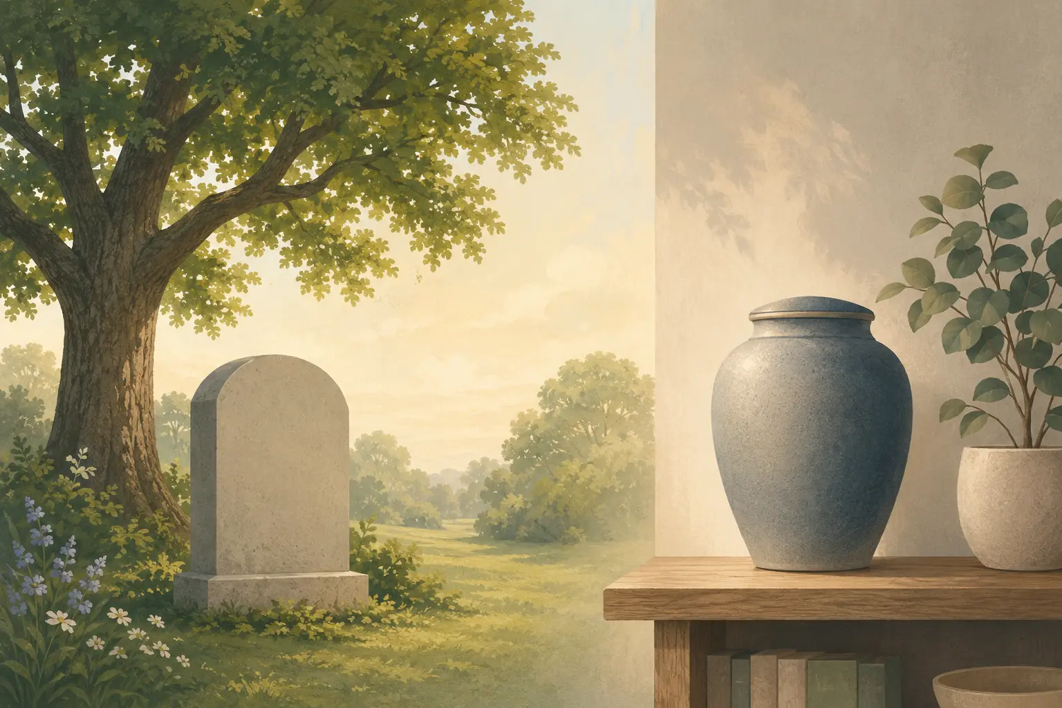 Burial vs Cremation Full Cost Comparison